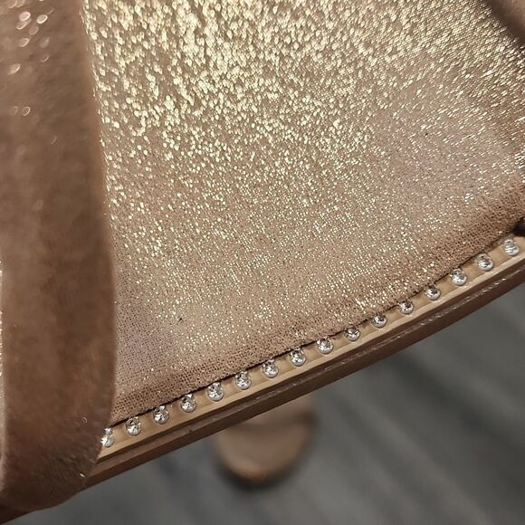 Bamboo Rose Gold Gladiator Glam Sandals - Picture 5 of 6